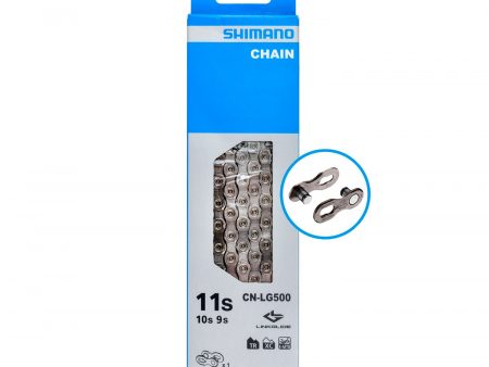CADENA CNLG500 SHIMANO 138LINKS LINKGLIDE 9/10/11 VEL. QUICK-LINK EMPAQUE